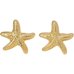 Shein 1 Pair Of Stylish, Elegant And Simple Starfish Earrings