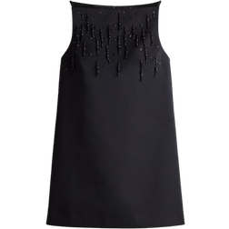 H&M Minikjole Med Pynt - Sort