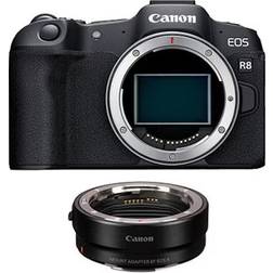 Canon EOS R8 Body EF-EOS R Mount Adapter