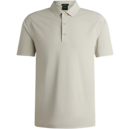 HUGO BOSS X Matteo Men's Berrettini Slim-Fit Polo Open Beige