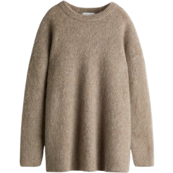 H&M Oversized Pullover aus Mohairmix - Beige