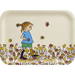 Muurla Be More Pippi Bricka 27x20 cm Beige Serveringsbricka
