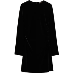 H&M Figursyet Kjole I Jersey - Sort