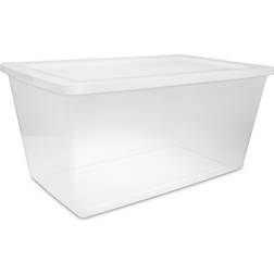 Sterilite 90 qt Clear with Lid Storage Box 22.5gal