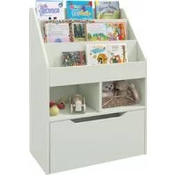 Homcom Kids Bookshelf Toy Organiser with Storage Drawer