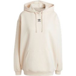 adidas Essentials Oversized Fleece Hoodie - Wonder White