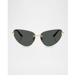 Versace Lunettes De Soleil Ail-De-Chat Medusa - Noir