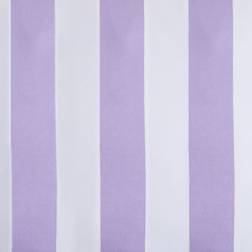 OHS Stripe Frill Set Lilac Duvet Cover White, Purple (200x135cm)