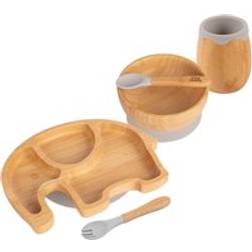 Tiny Dining Bamboo Elephant Baby Weaning Set 5pcs
