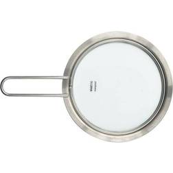 Eva Trio Glass Brushed Steel 16 cm Lid 16 cm