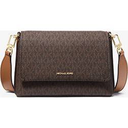 Michael Kors Axelremsväska Small Signature Logo Crossbody Bag - Brown