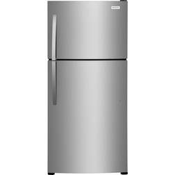 Frigidaire 4 Piece Kitchen Appliances Package with Top Freezer Refrigerator Stainless Steel