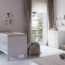 Little Acorns Florence Cot Bed and 3 Drawer Chest Nursery Set