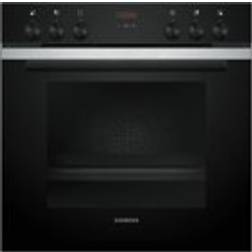 Siemens EQ211KB11 Einbau-Herd-Set Edelstahl, Schwarz