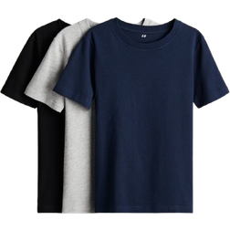 H&M Blå 3-pack T-shirt