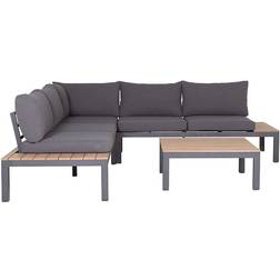Sunfun Ljusterö - Black Loungeset, 1 Bord inkl. 1 Soffor