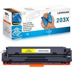LOSMANN 203X CF542X 203A Color Laserjet Pro MFP MFP M280nw MFP M281cdw MFP M281fdn, HP Color