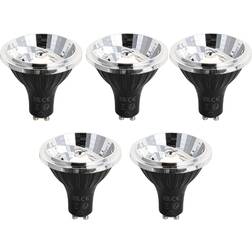 Luedd Sæt Af 5 GU10 3-Trins Dæmpbar LED Pære 70 mm 6,5 W 600 LM 3000K