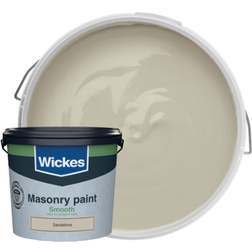 Wickes Masonry Smooth Paint Sandstone Concrete Paint Sandstone 5L