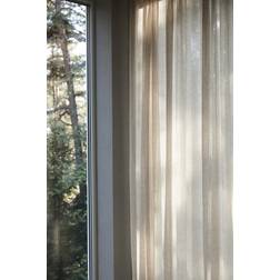H&M Gardinlängd i Linmix 2-pack 120x250 Ljus Gråbeige 120x250cm