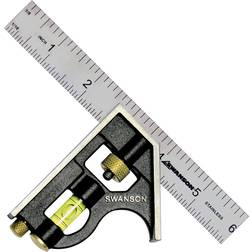 Swanson 6 Pocket Combination with Steel Blade and Bubble Level Carpenter's Square