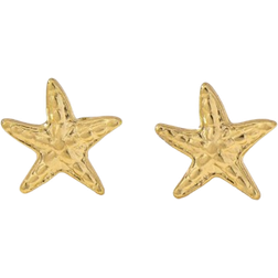 Shein pair Fashionable Elegant Delicate Starfish Stud Earrings