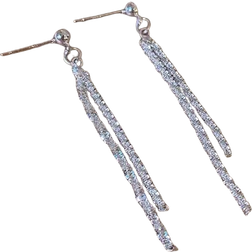 Shein Starry Sky Long Tassel Earrings With Unique & Premium Design For Women's Fashion Elegance