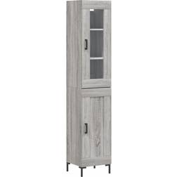 vidaXL Highboard Grey Sonoma Engineered Wood