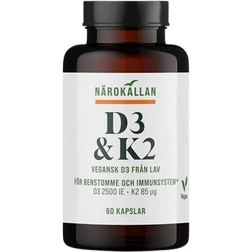 Närokällan D3 & K2 60 stk