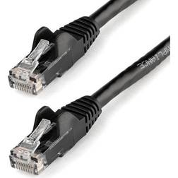 StarTech 12ft Black Patch Cable with Snagless RJ45 Connectors 12ft