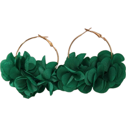 Shein pair Beautiful Circle And Creative Flower Earrings Fashionable Party Accessories