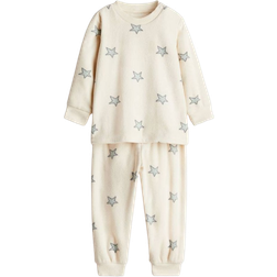 H&M Baby Fleece Pyjamas - Beige