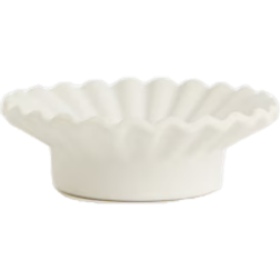 H&M Telysholder I Stengods - Hvit Lyslykt 3cm