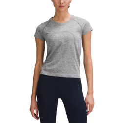 Lululemon Swiftly Tech Short-Sleeve Shirt - Slate/White