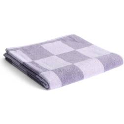 Hay Check Lavender Serviette de bain Violet (136x70cm)