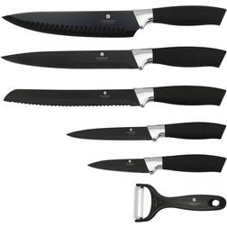 Scandinavian Collection 6-pak Grøntsagskniv, Universalkniv, Skrællekniv, Forskærerkniv, Kokkekniv, Brødkniv