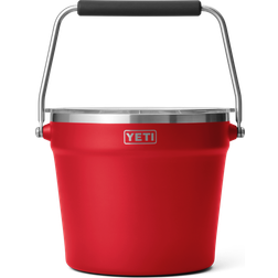 Yeti Rambler Beverage Rescue Red Ice Bucket