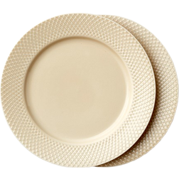 Kop & Kande Rhombe Earth Flad tallerken 26.9cm 2stk