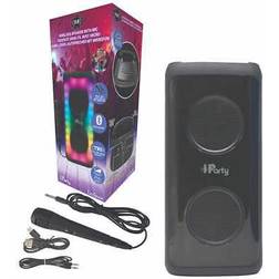 Lexibook Large Multi-Coloured Light Bluetooth Speaker with Mic