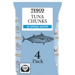 Tesco Tuna Chunks In Spring Water 4 x 145G 145g 4pcs 1pack
