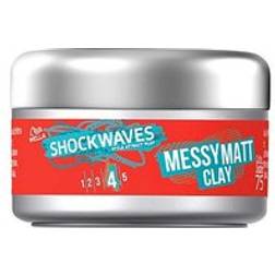 Wella Shockwaves Messy Matt Clay 75ml
