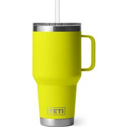 Yeti Rambler 35 oz Firefly Yellow Travel Mug
