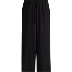 H&M Straight Drawstring Trousers - Black