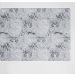 OHS Marble Rug Carpet 80cm x 150cm Grey 80x150cm
