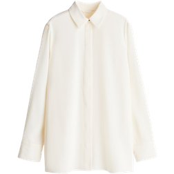H&M Crêpe Shirt - Cream