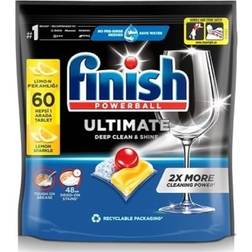 Finish Powerball Ultimate Quantum Shine Citron Diskmaskinstabletter 3 Snabbupplösande Kamrar 60 Kapslar