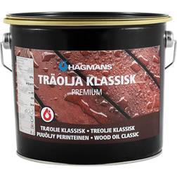 Hagmans Träolja Klassisk Premium Träolja Klar 3L