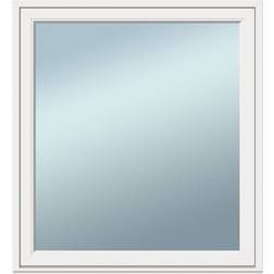 Solid Elements Toppsving Aluminium 11X12 Hvitmalt Tre, Aluminium Topphengslet vindu 3-glassvindu 110x120cm