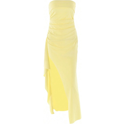 Shein Plissiertes Brautjungfernkleid mit Rüschenbesatz - Einfarbig