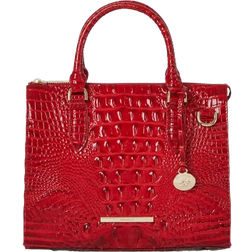 Brahmin Anywhere Convertible Melbourne Embossed Leather Satchel Carnation NO SIZE